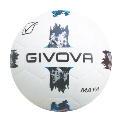Мяч футбольный Givova Pallone Maya, черно-серебристый