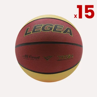 Комплект из 15 баскетбольных мячей Legea Titan