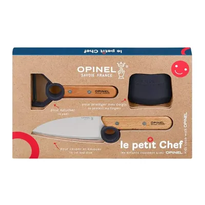 Кухонный набор Opinel для детей Le Petit Chef, темно-синий