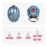 Abus Шлем велосипедный детский Smiley 3.0 Ace LED, синий — фото 5