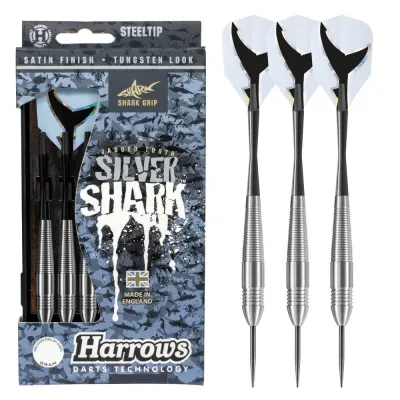Дротики Harrows Silver Shark со стальным наконечником, 24 г