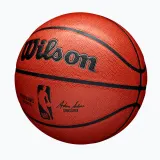 Мяч баскетбольный Wilson NBA Authentic Indoor оранжевый, размер 7 — фото 3