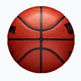 Мяч баскетбольный Wilson NBA Authentic Indoor оранжевый, размер 7 — фото 4