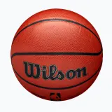 Мяч баскетбольный Wilson NBA Authentic Indoor оранжевый, размер 7 — фото 5