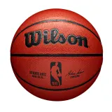 Мяч баскетбольный Wilson NBA Authentic Indoor оранжевый, размер 7 — фото 7