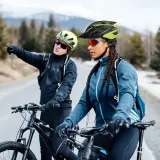 Шлем велосипедный Wozinsky MTB HT-28VCL с фонарём USB и съёмным козырьком — фото 7