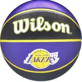 Мяч баскетбольный Wilson NBA LA Lakers с насосом и коробкой — фото 3