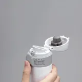 Кружка термическая туристическая Zojirushi 300 мл, 300 ml, Белый — фото 3