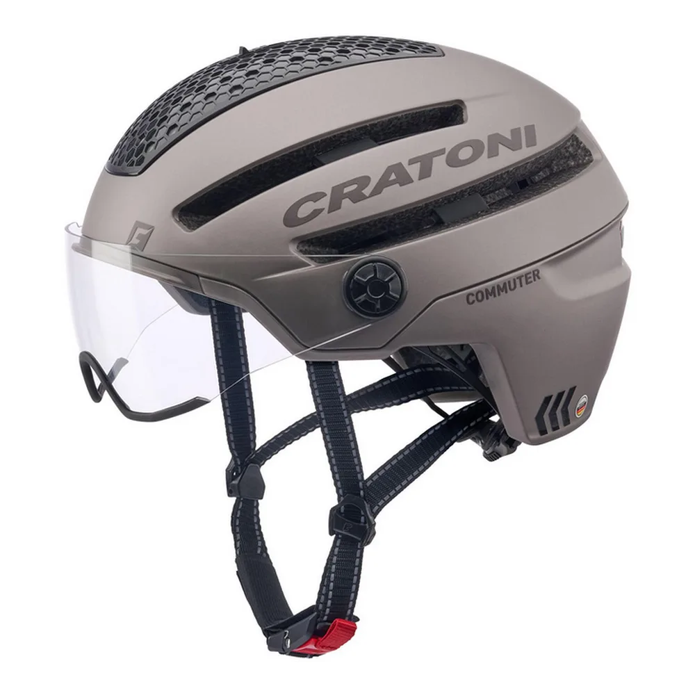 Шлем велосипедный Cratoni Commuter коричневый матовый