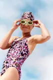 Шапочка для плавания детская Speedo Printed Pace Cap — фото 4
