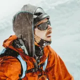 Очки Julbo Shield Reactiv High Mountain синие/оранжевые фотохромные — фото 6