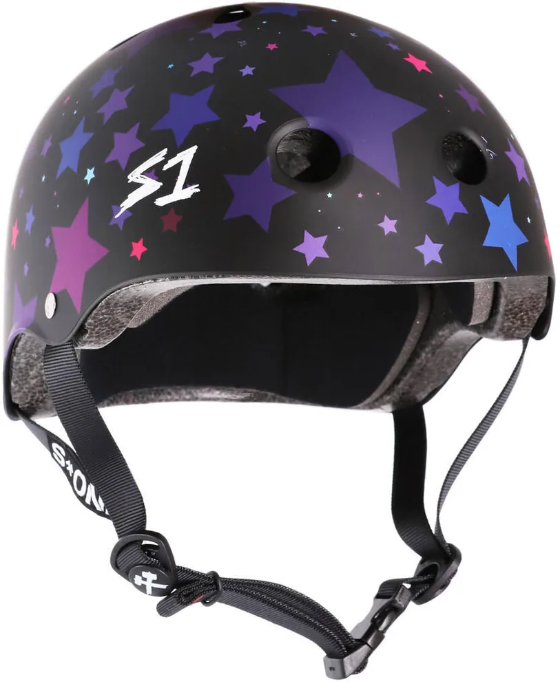 Шлем S-One Lifer Black Matte Star чёрный