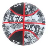 Мяч баскетбольный Spalding Black Red Graffiti — фото 3