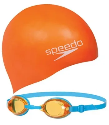 Набор для плавания детский Speedo Jet V2 Swim Set: очки и шапочка