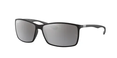 Солнцезащитные очки Ray-Ban RB4179 Liteforce чёрные поляризационные