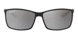 Солнцезащитные очки Ray-Ban RB4179 Liteforce чёрные поляризационные — фото 2