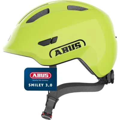 Шлем велосипедный Abus Smiley 3.0 детский глянцевый жёлтый
