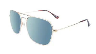 Солнцезащитные очки Knockaround Mount Evans Gold Sky, категория 3, поляризация