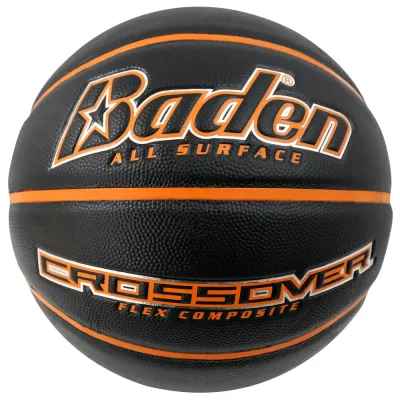 Мяч баскетбольный Baden Sports Crossover, 6, Чёрный
