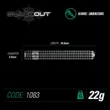 Дротики для дартса Winmau Blackout со стальным наконечником — фото 6