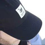 Surf Monkey Кепка бейсболка хлопковая без каркаса (черная) — фото 5