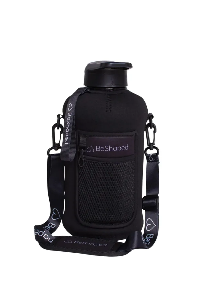 Beshaped Бутылка для воды с карманом черная 2.2 л