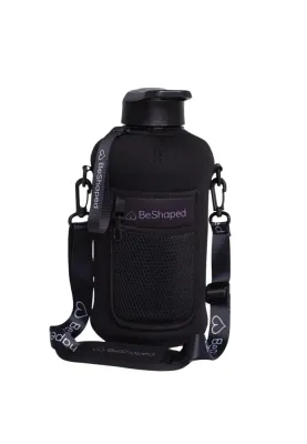 Beshaped Бутылка для воды с карманом черная 2.2 л