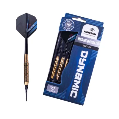Набор дротиков WINDSON DYNAMIC 18 г Soft Brass с мягкими наконечниками