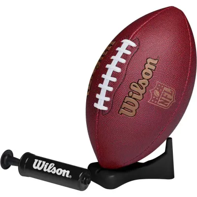 Мяч для американского футбола Wilson Ignition с насосом и подставкой