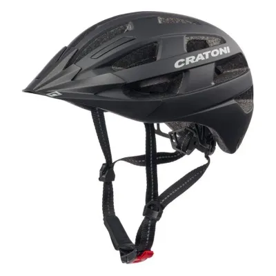 Шлем велосипедный Cratoni Velo-X черный матовый