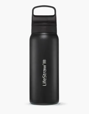 Бутылка-фильтр LifeStraw Go Series 700 мл Steel чёрная