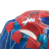 Шлем велосипедный детский Spider-Man 51-55 см, сине-красный — фото 3