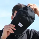 Surf Monkey Кепка бейсболка хлопковая без структуры для взрослых (чёрная) — фото 3