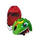 Шлем велосипедный детский Pro Sport Lights Dino XS 46-51 см, светло-зеленый — фото 7
