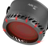 Котелок туристический Nils Camp NC4203 алюминиевый с крышкой 1000 мл — фото 4