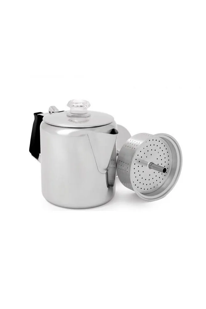 Кофеварка туристическая GSI Outdoors Glacier Stainless 6 Cup Perc