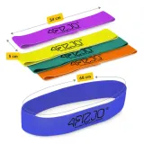 Набор из 5 тканевых резиновых петель для упражнений 4FIZJO FLEX BAND — фото 3