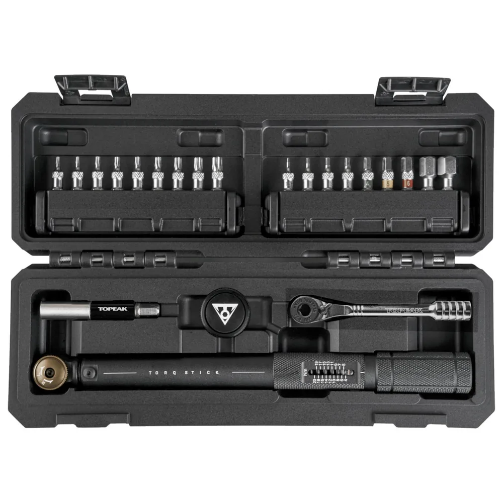 Динамометрический ключ Topeak Torq Stick Pro 4-20 Нм с набором бит