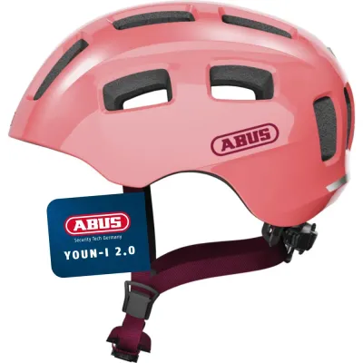 Шлем велосипедный Abus Youn-I 2.0 Living Coral