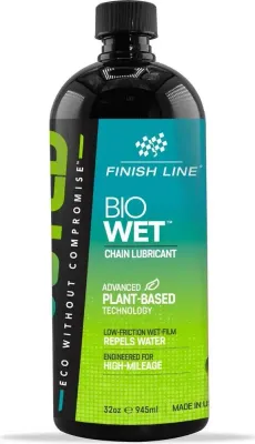 Смазка для цепи Finish Line Boosted Bio Wet для влажной погоды 945 мл