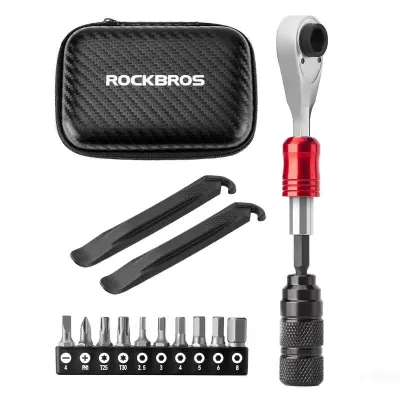 Набор велосипедных инструментов Rockbros RB49001 с трещоткой, 16 предметов