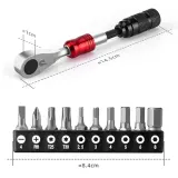 Набор велосипедных инструментов Rockbros RB49001 с трещоткой, 16 предметов — фото 7