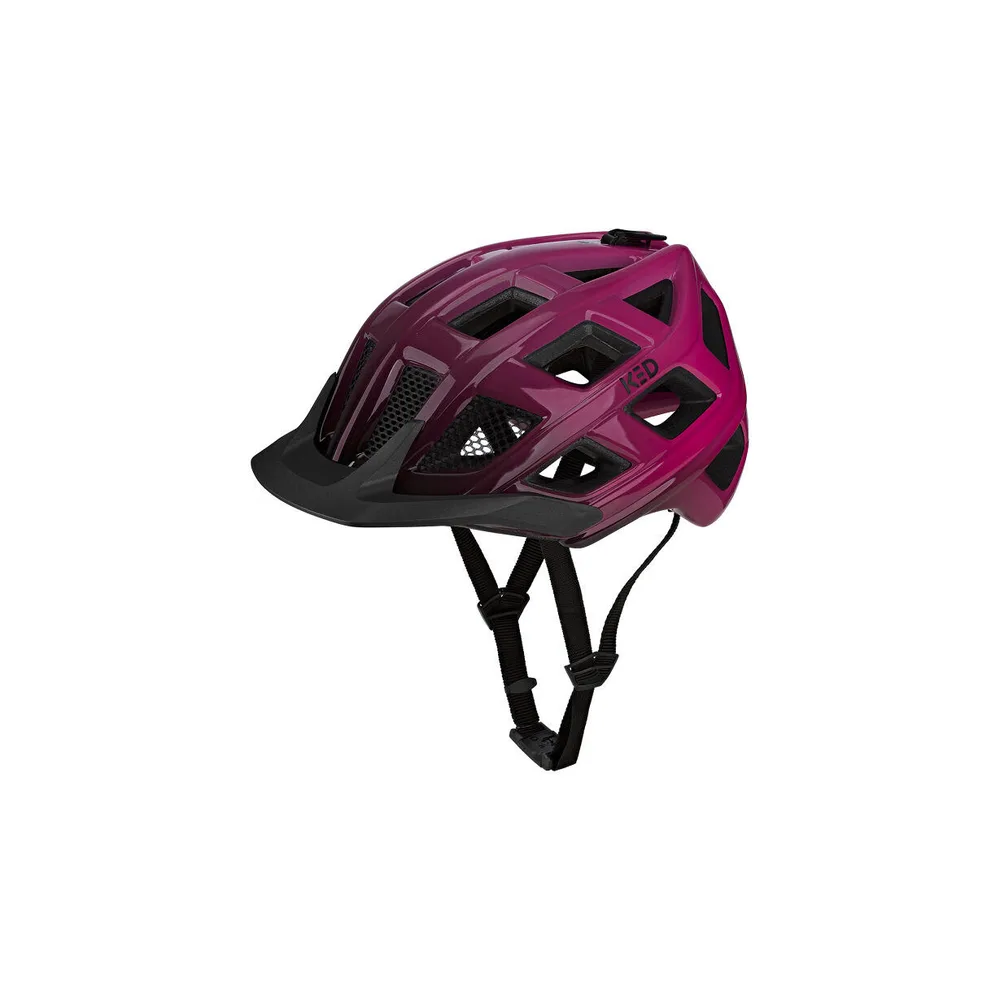 KED Шлем велосипедный MTB Crom, розовый/черный