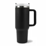 Термокружка Eurocatch Tumbler 1.2 л с ручкой, для посудомоечной машины, чёрная — фото 3
