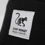 Surf Monkey Кепка 5-панельная джоки с плоским козырьком, регулируемая, размер универсальный (чёрная) — фото 3