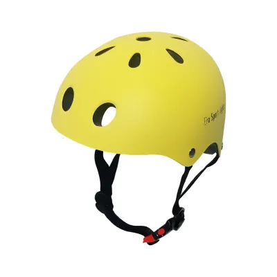 Pro Sport Lights Шлем велосипедный детский, желтый, для катания на скейтборде