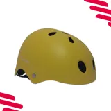 Pro Sport Lights Шлем велосипедный детский, желтый, для катания на скейтборде — фото 2