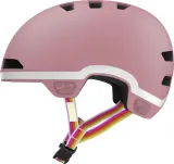 Шлем велосипедный детский Lazer Maze Jr KinetiCore GoFluo Edition розовый — фото 4