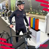 Шлем велосипедный Pro Sport Lights Speed Pedelec NTA 8776 матовый черный размер M — фото 2