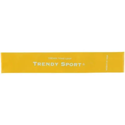 Резиновая петля-эспандер Trendy жёлтая, слабое сопротивление